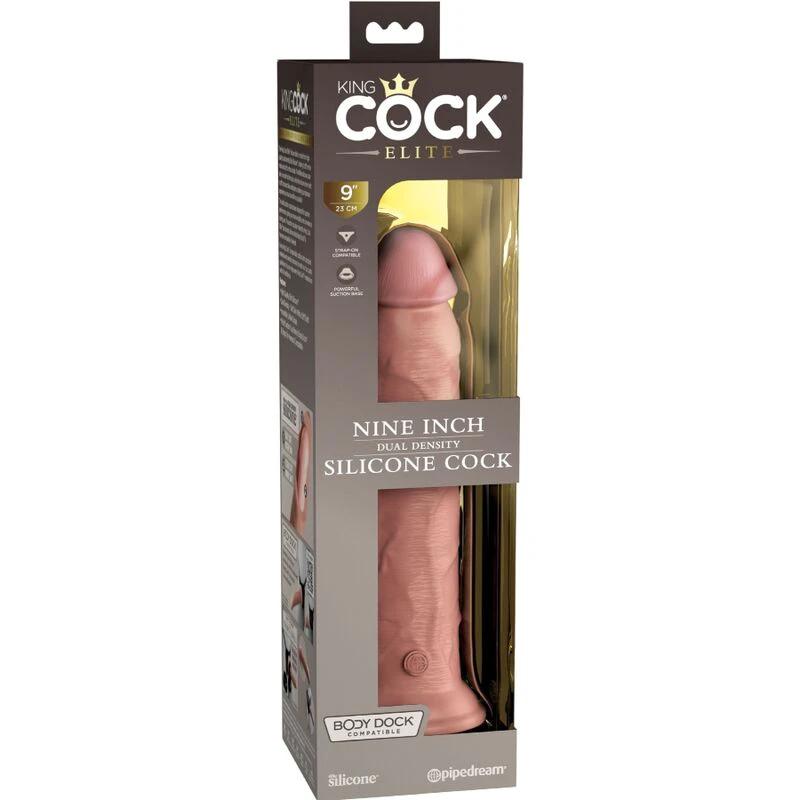ÉLITE DILDO REALÍSTICO SILICONE 23 CM - Sex Shop Sexy