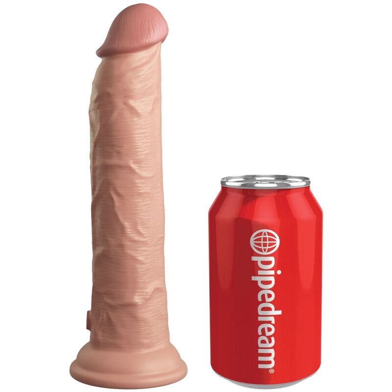 KING COCK - ÉLITE DILDO REALISTA VIBRADOR EM SILICONE COM CONTROLO REMOTO 23 CM