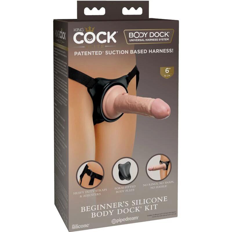 ÉLITE ARNÊS AJUSTÁVEL PARA PRINCIPIANTES COM DILDO 15,2 CM - Sex Shop Sexy