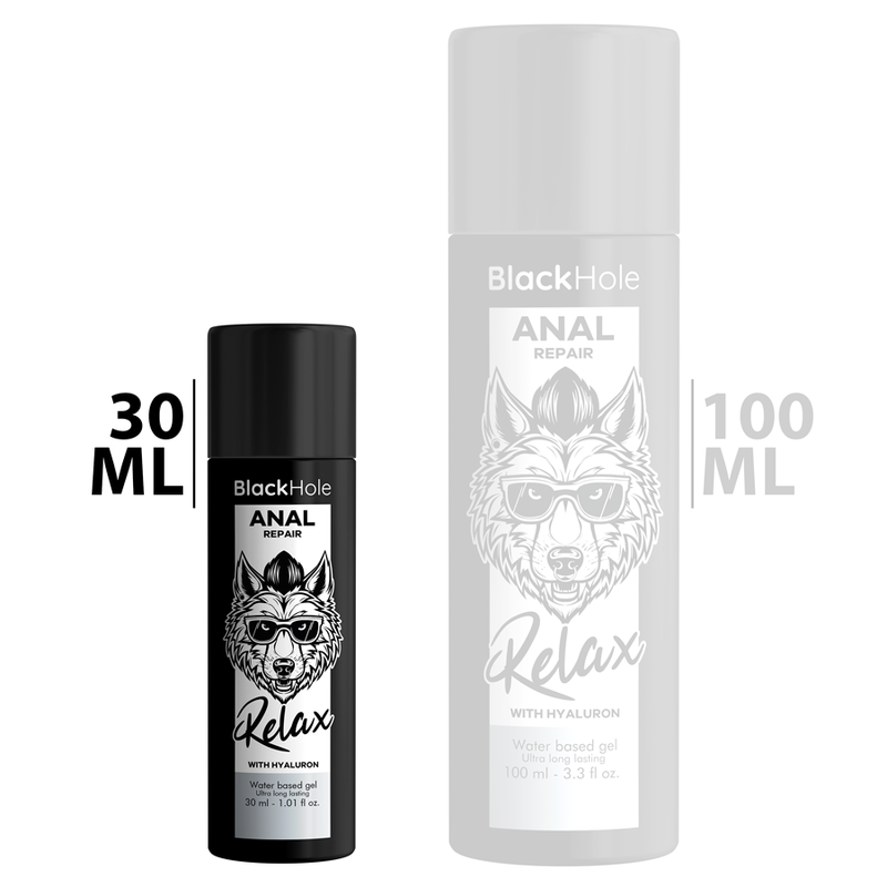 BLACK HOLE - ANAL REPAIR À BASE DE ÁGUA RELAX COM HYALURON 30 ML