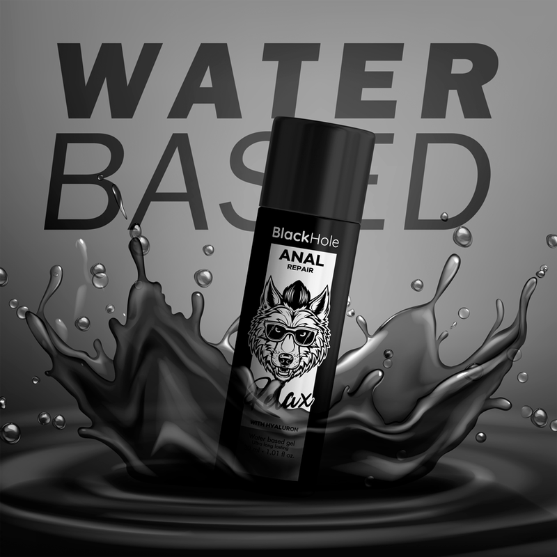 BLACK HOLE - ANAL REPAIR À BASE DE ÁGUA RELAX COM HYALURON 30 ML