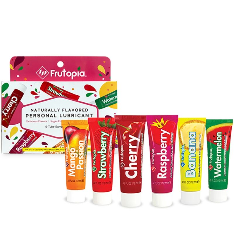 ID FRUTOPIA - LUBRIFICANTE SURTIDO PACK 5X 12 ML