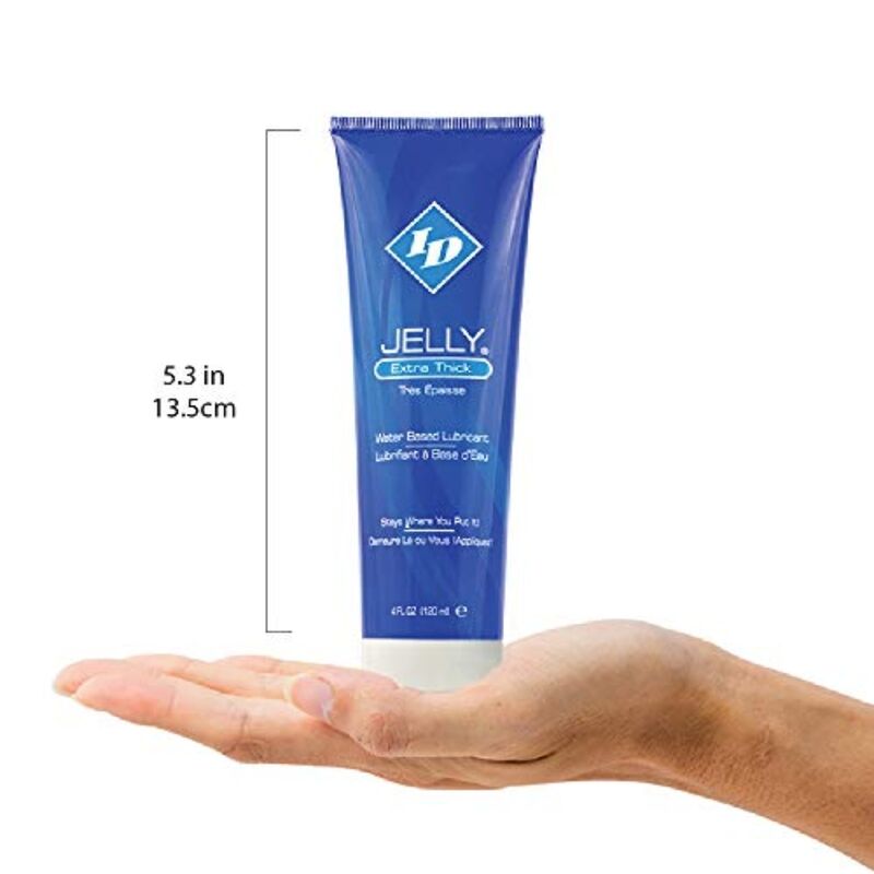 ID JELLY - LUBRIFICANTE À BASE DE ÁGUA EXTRA THICK TRAVEL TUBE 120 ML
