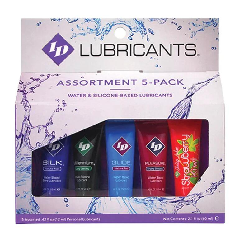 SURTIDO 5X LUBRIFICANTE PACK DE TUBOS 12 ML - Sex Shop Sexy