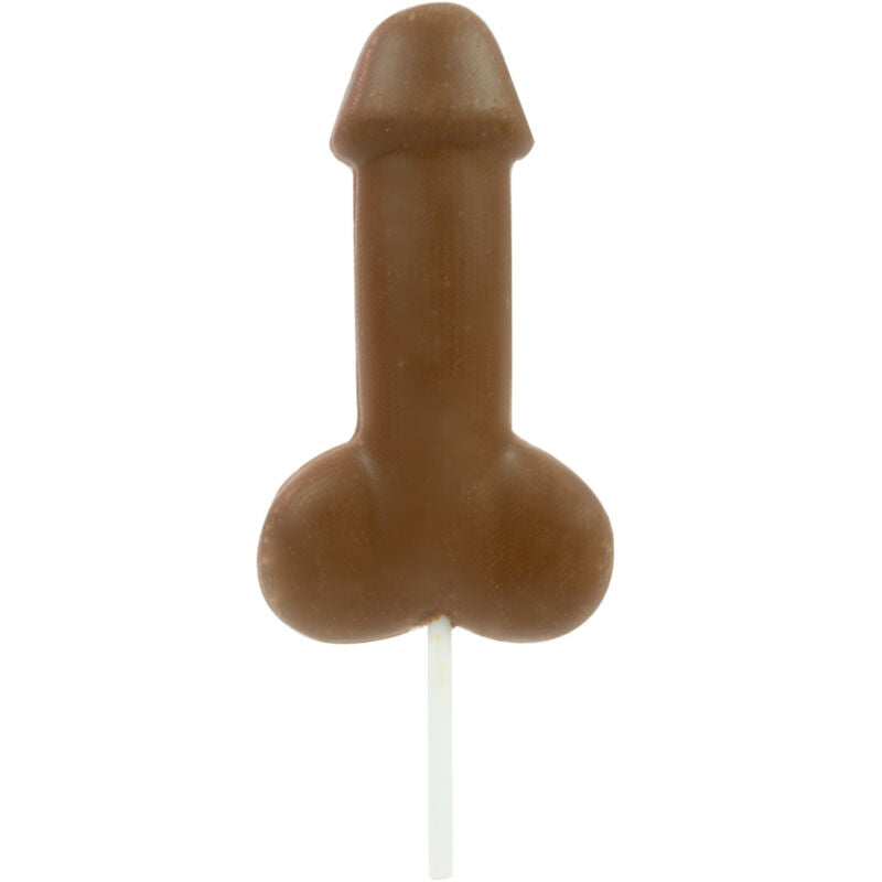 SPENCER & FLEETWOOD - PIRULETA EM FORMA DE PÉNIS CHOCOLATE DE LEITE