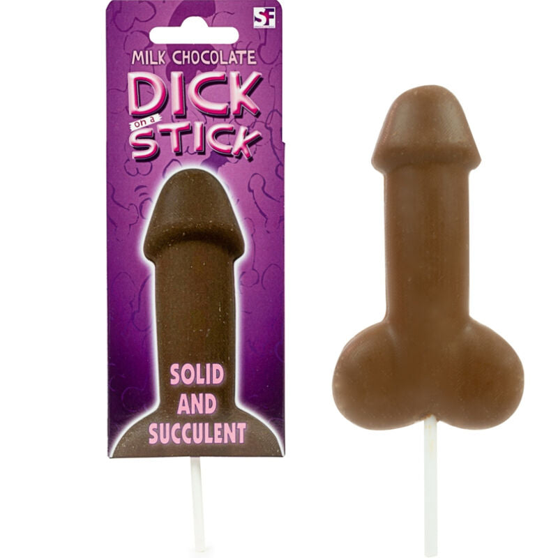 SPENCER & FLEETWOOD - PIRULETA EM FORMA DE PÉNIS CHOCOLATE DE LEITE