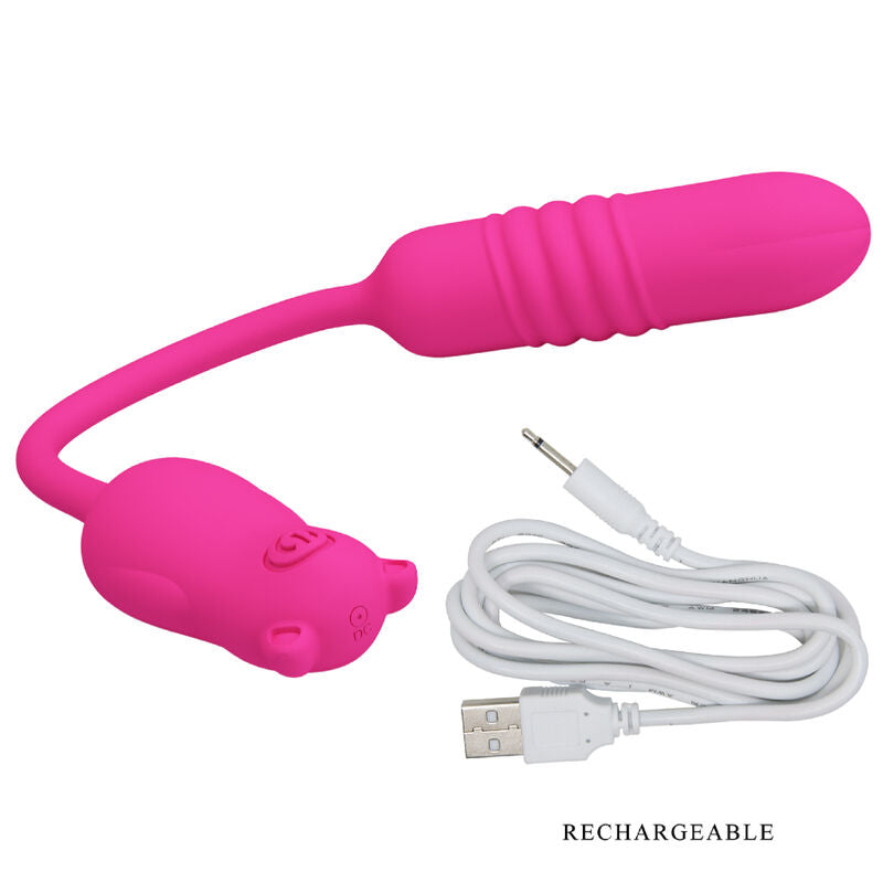 PRETTY LOVE - NOBIKUMA BALA VIBRATÓRIA DE SILICONE ROSA
