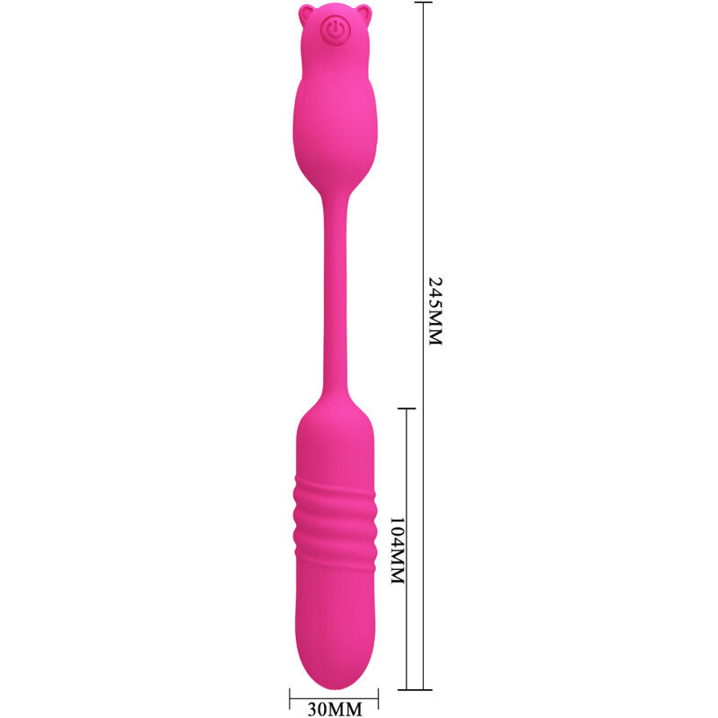 PRETTY LOVE - NOBIKUMA BALA VIBRATÓRIA DE SILICONE ROSA