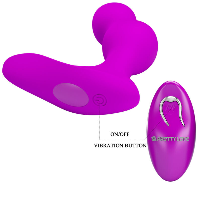 PRETTY LOVE - TERRANCE VIBRADOR ANAL COM CONTROLO REMOTO