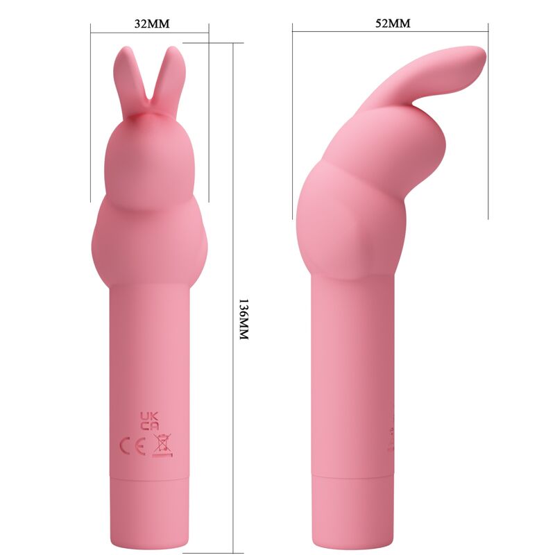 PRETTY LOVE - VIBRADOR DE SILICONE RABBIT ROSA GERARDO