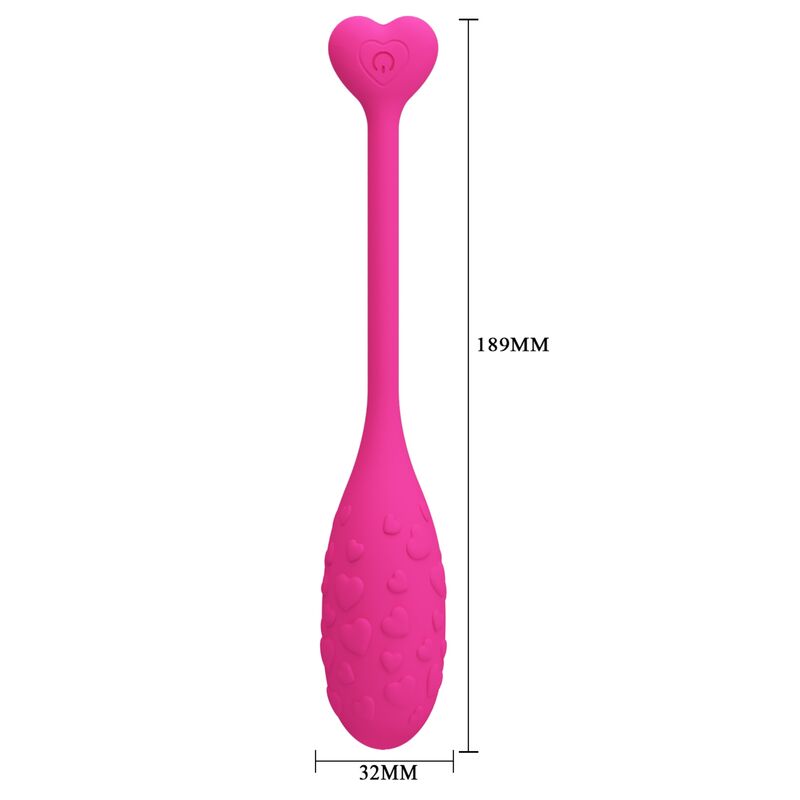 PRETTY LOVE - OVO VIBRADOR PESCADOR ROSA CONTROLADO POR APP