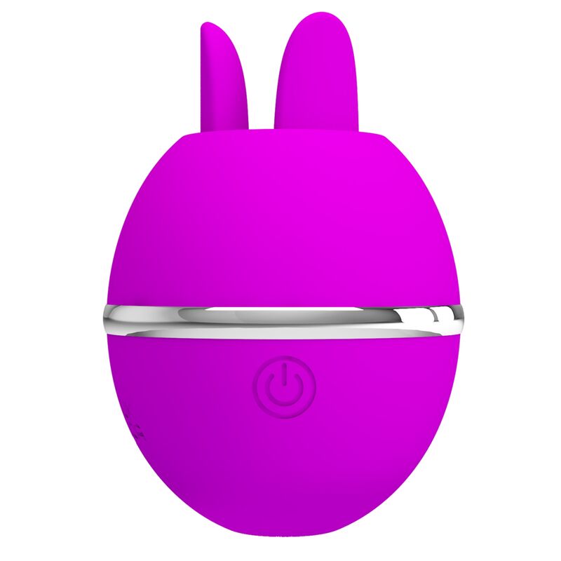 PRETTY LOVE - VIBRADOR DE SILICONE REDONDO GEMINI BALL ROXO