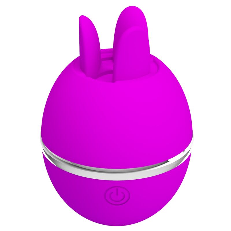 PRETTY LOVE - VIBRADOR DE SILICONE REDONDO GEMINI BALL ROXO