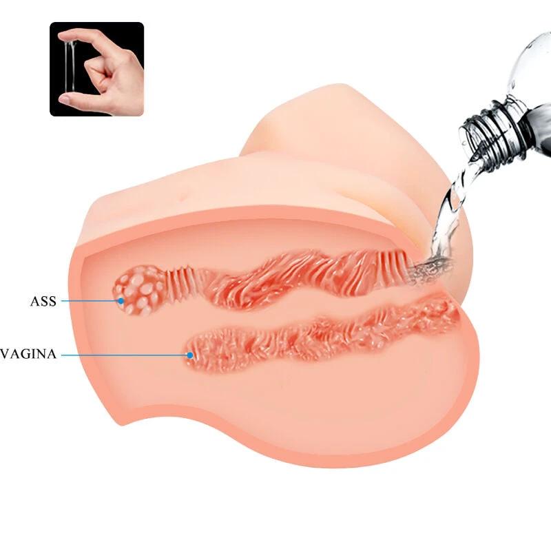 VAGINA E ÂNUS REALÍSTICOS VIBRADOR SAMANTHA - Sex Shop Sexy