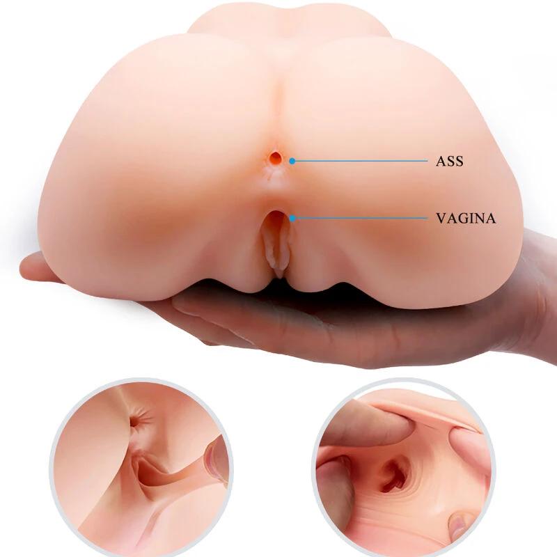 VÁGINA E ÂNUS REALISTAS VIBRAÇÃO DUPLA - Sex Shop Sexy