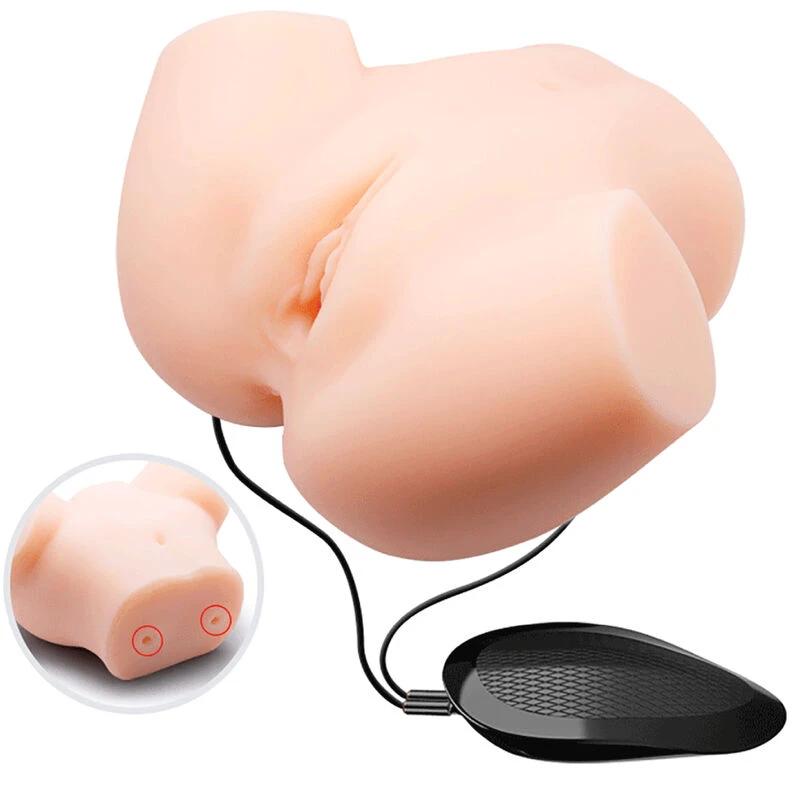 VÁGINA E ÂNUS REALISTAS VIBRAÇÃO DUPLA - Sex Shop Sexy