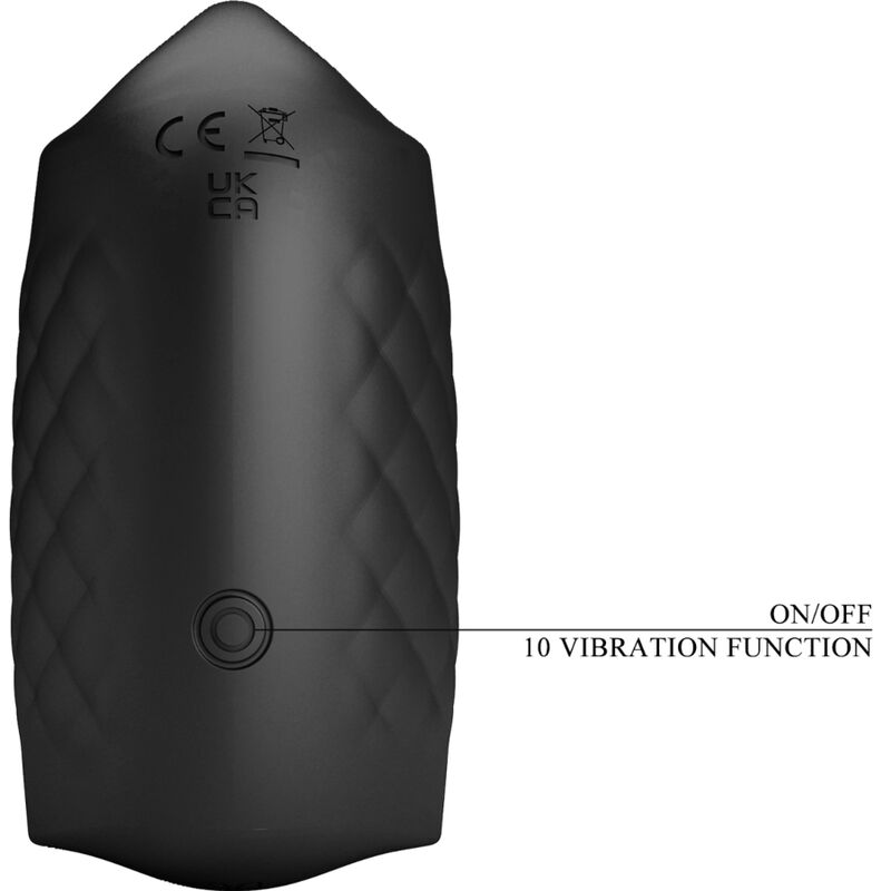 PRETTY LOVE - RECHARGEABLE VIBRATING MANUAL GLANS MASTURBATOR