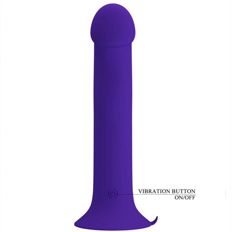 PRETTY LOVE - MURRAY YOUTH DILDO VIBRADOR E RECARREGÁVEL ROXO