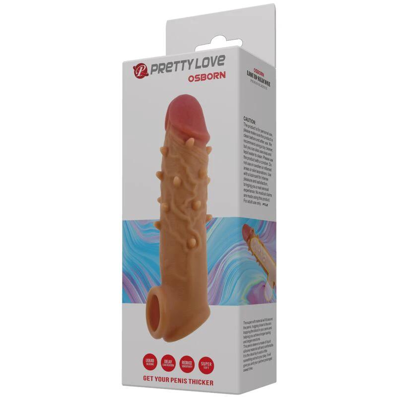 OSBORN CAPA PÊNIS EXTENSORA ESTIMULADORA - Sex Shop Sexy