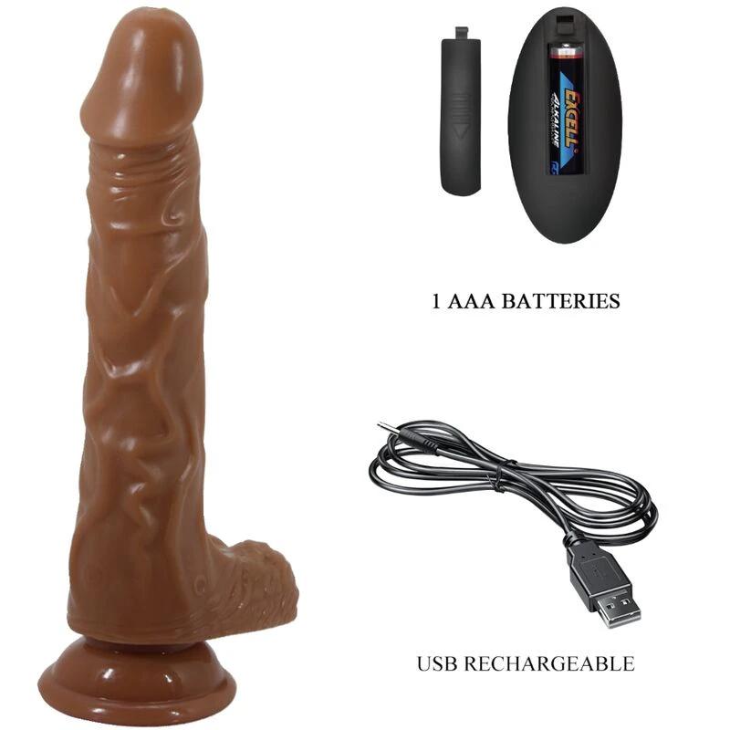 BODACH VIBRADOR REALISTA COM VENTOSA CONTROLO REMOTO - Sex Shop Sexy