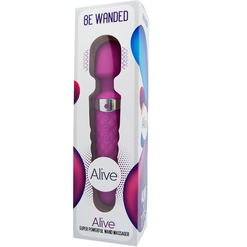 Alive - Be Wand Vibrador Massageador Roxo