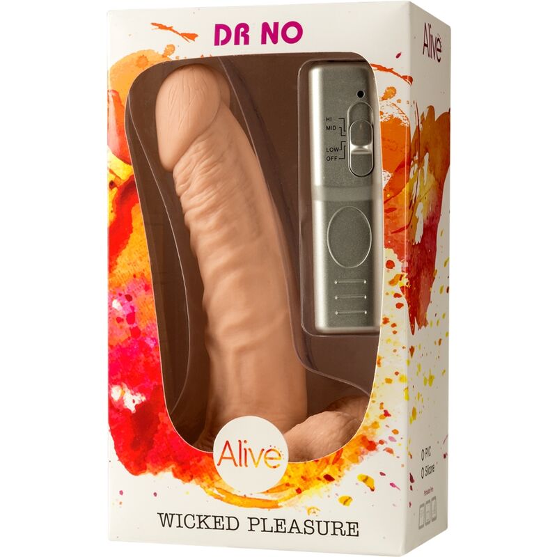 Alive – Dr. Vibrador De Pênis Sem Realístico 18 Cm