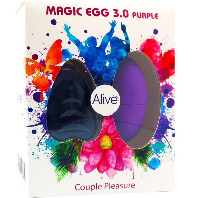 Alive - Magic Egg 3.0 Ovo Vibratório Controle Remoto Violeta
