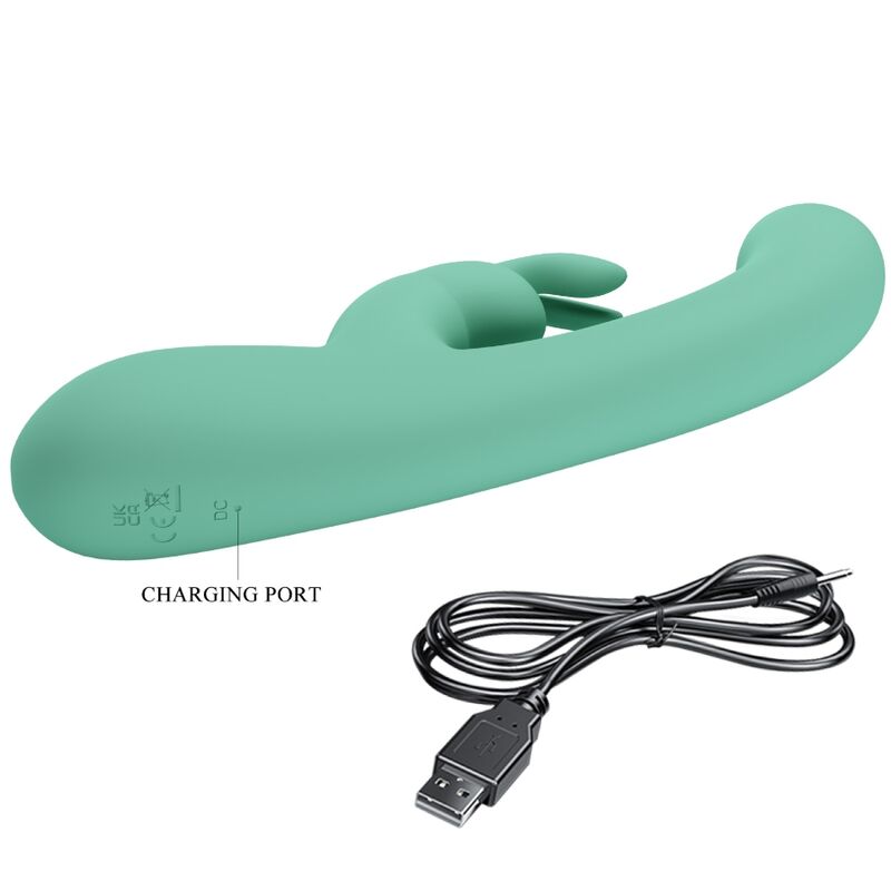 PRETTY LOVE - LAMAR RABBIT VIBRATOR AND GREEN G-SPOT