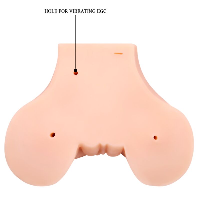 CRAZY BULL - VAGINA E ÂNUS COM MALHA REALISTA E VIBRAÇÃO