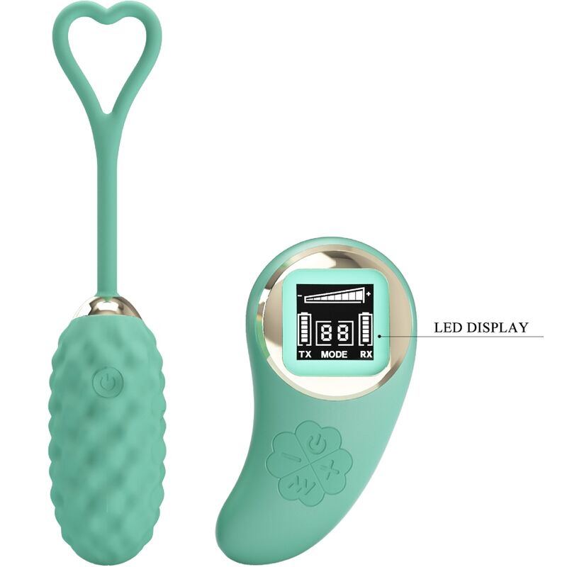 PRETTY LOVE - VIVIAN OVO VIBRADOR COM CONTROLO REMOTO VERDE