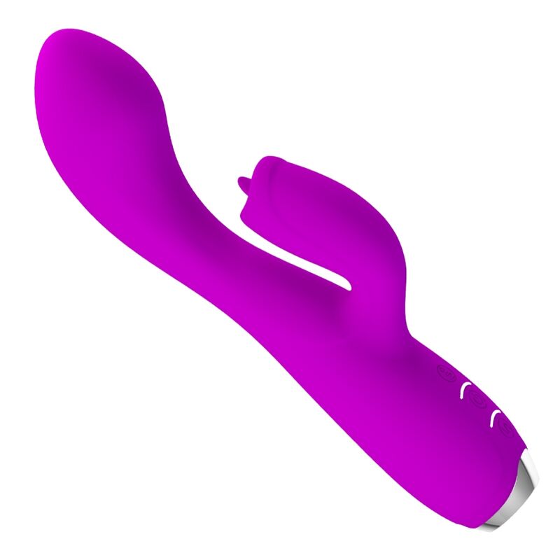 PRETTY LOVE - GLORIA VIBRADOR COELHINHO RECARREGÁVEL E IMPERMEÁVEL ROXO