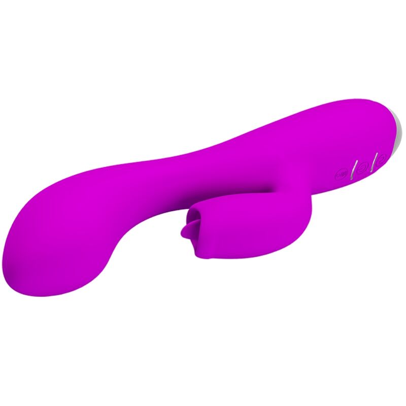 PRETTY LOVE - GLORIA VIBRADOR COELHINHO RECARREGÁVEL E IMPERMEÁVEL ROXO
