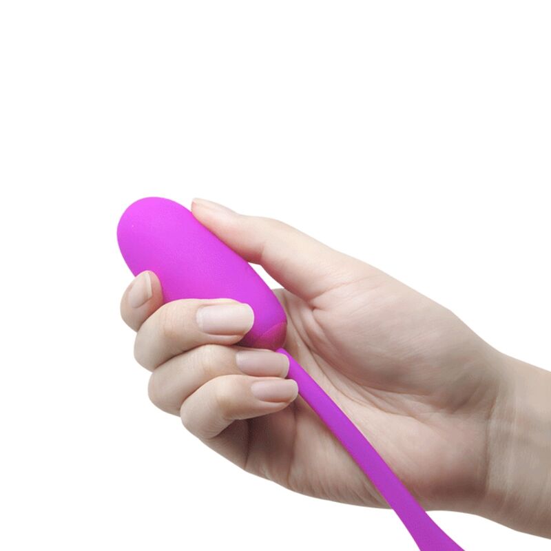 PRETTY LOVE - JULIUS WATERPROOF AND RECHARGEABLE PURPLE VIBRATOR EGG