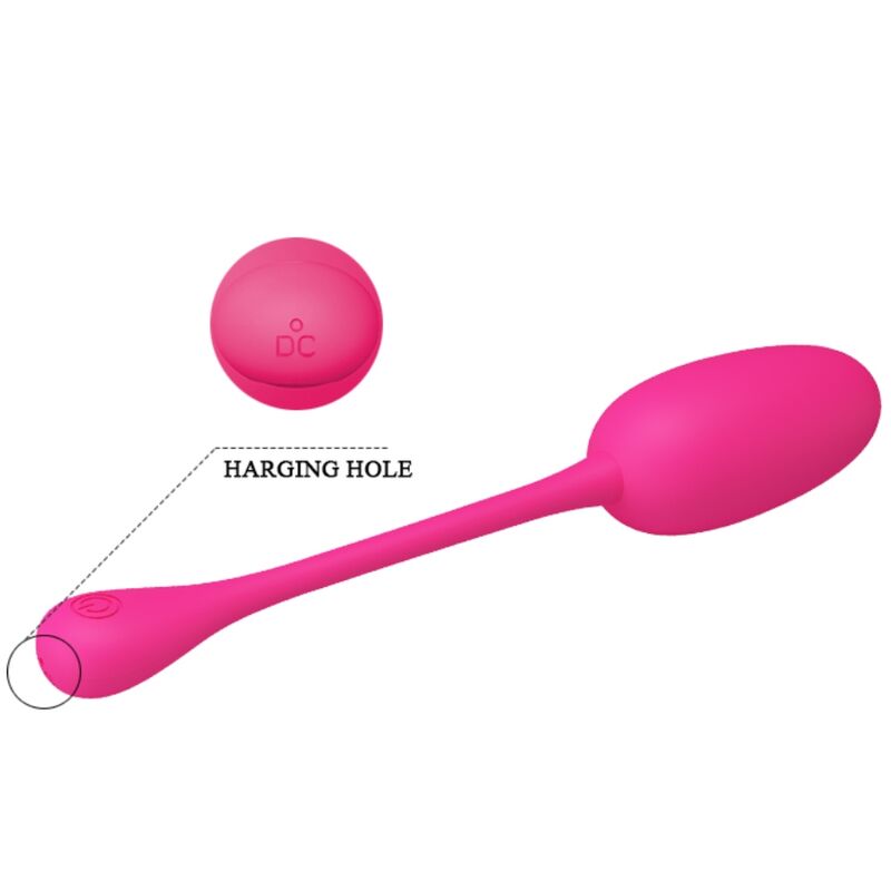 PRETTY LOVE - KNUCKER OVO VIBRADOR RECARREGÁVEL ROSA