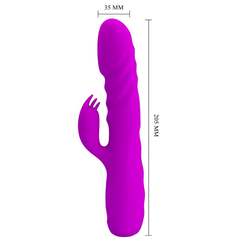 PRETTY LOVE - MELANIE VIBRADOR COELHINHO RECARREGÁVEL ROXO