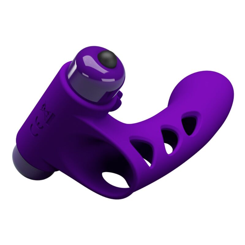 PRETTY LOVE - ORLANDO CAPA DE DEDO VIBRADOR ROXA