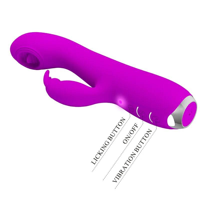 RACHEL VIBRADOR RECARGÁVEL COM SUCÇÃO - Sex Shop Sexy