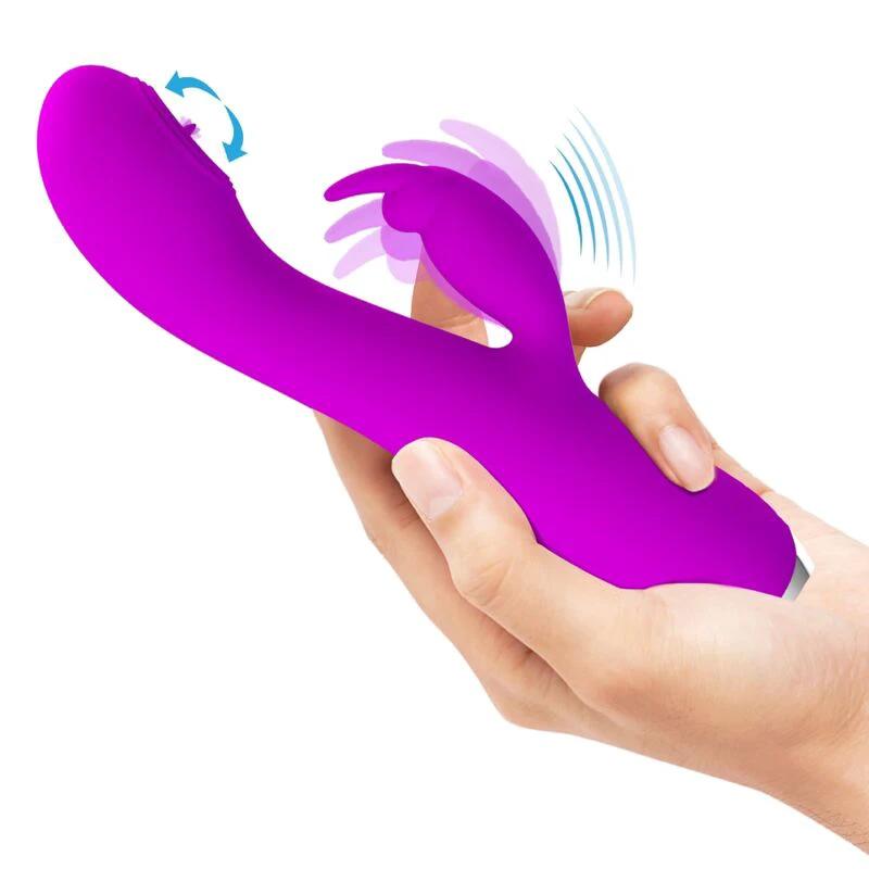 RACHEL VIBRADOR RECARGÁVEL COM SUCÇÃO - Sex Shop Sexy