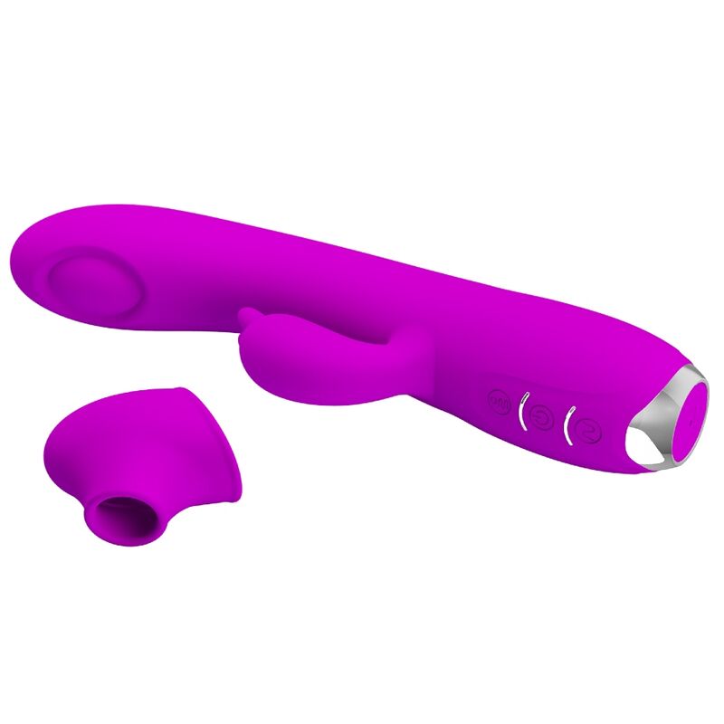 PRETTY LOVE - REGINA VIBRADOR COM ONDAS ESTIMULADORAS RECARREGÁVEL ROXO