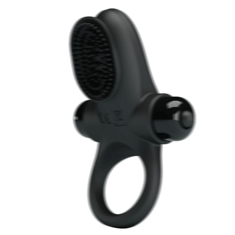 PRETTY LOVE - ANEL VIBRADOR II PARA PÊNIS PRETO