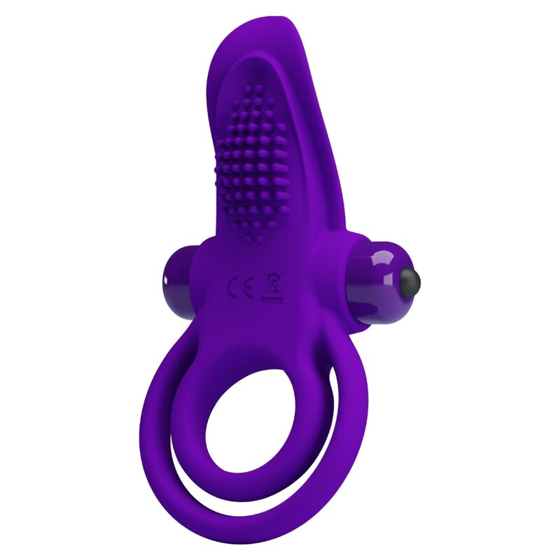 PRETTY LOVE - ANEL VIBRADOR PARA PÊNIS ROXO