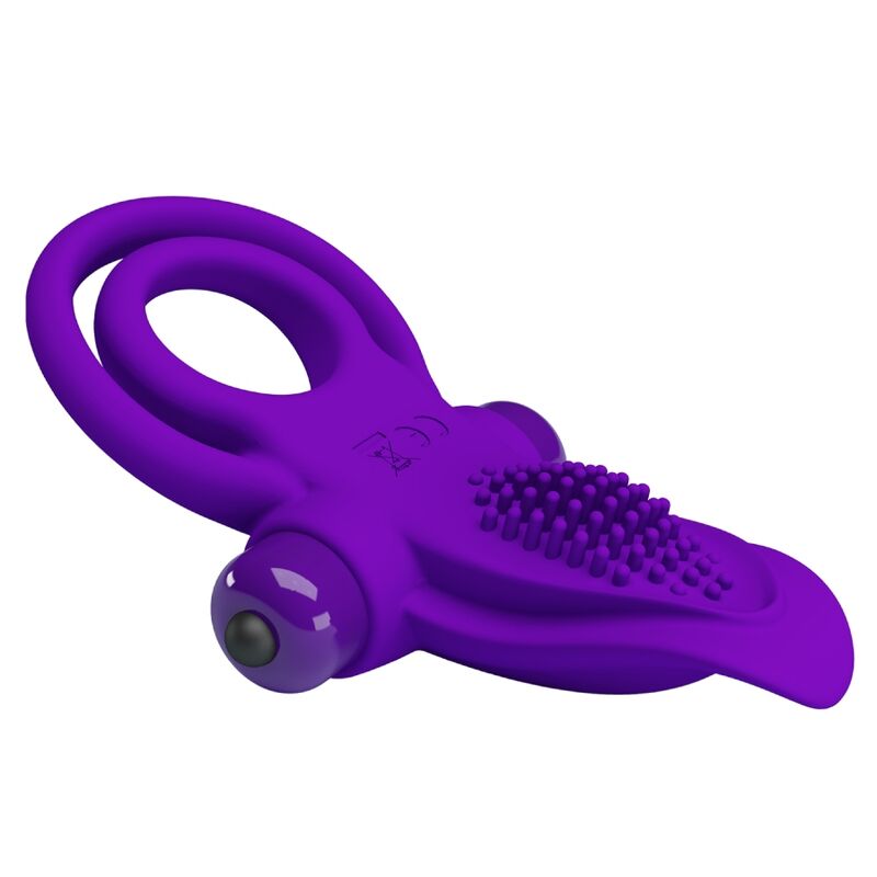 PRETTY LOVE - ANEL VIBRADOR PARA PÊNIS ROXO