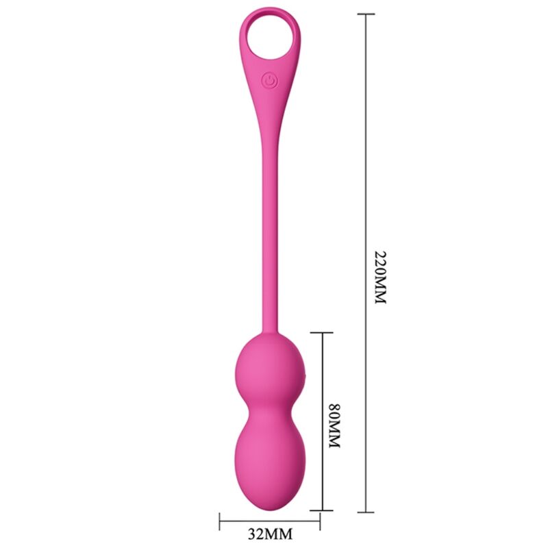 PRETTY LOVE - ELVIRA BOLAS VIBRATÓRIAS RECARREGÁVEIS ROSA