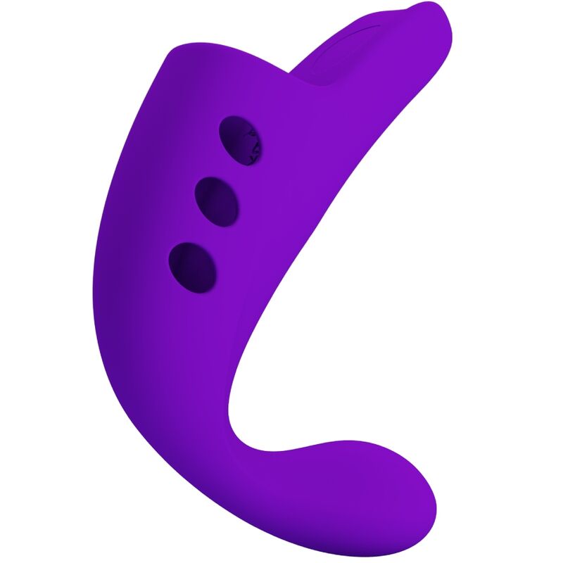PRETTY LOVE - GORGON VIBRADOR DE DEDO RECARREGÁVEL ROXO