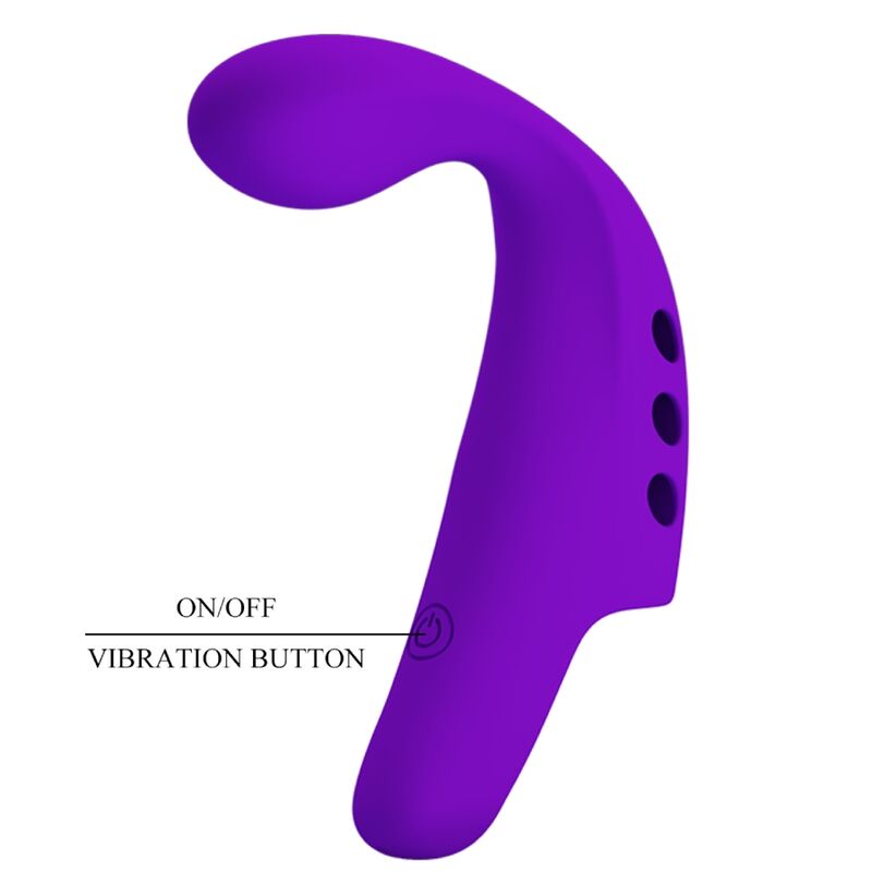 PRETTY LOVE - GORGON VIBRADOR DE DEDO RECARREGÁVEL ROXO