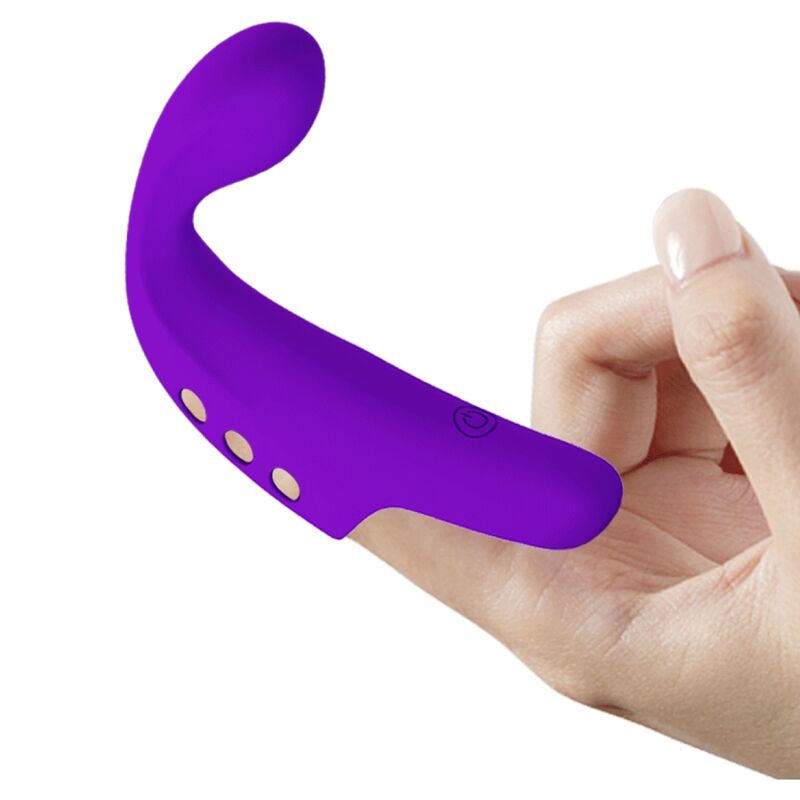 PRETTY LOVE - GORGON VIBRADOR DE DEDO RECARREGÁVEL ROXO