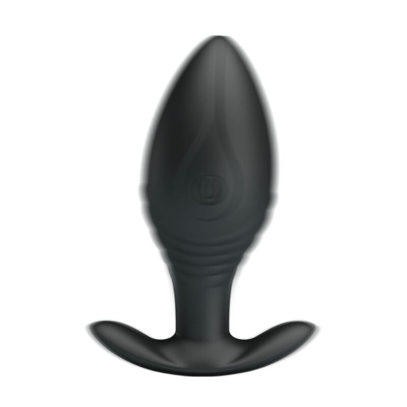 PRETTY LOVE - REGINA PLUG ANAL VIBRADOR RECARREGÁVEL PRETO