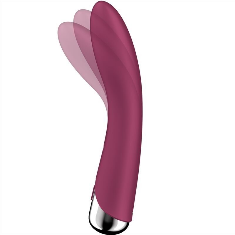 SATISFYER - SPINNING VIBE 1 RED G-SPOT ROTATING VIBRATOR