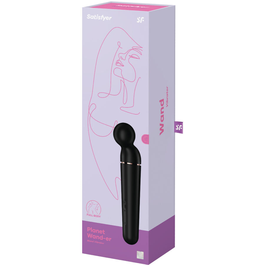 SATISFYER - MASSAGER VIBRADOR PLANET WAND-ER AZUL