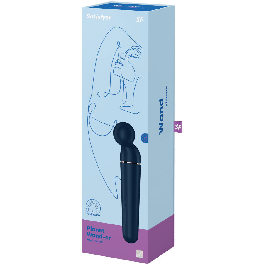 SATISFYER - PLANET WAND-ER VIBRATOR BERRY